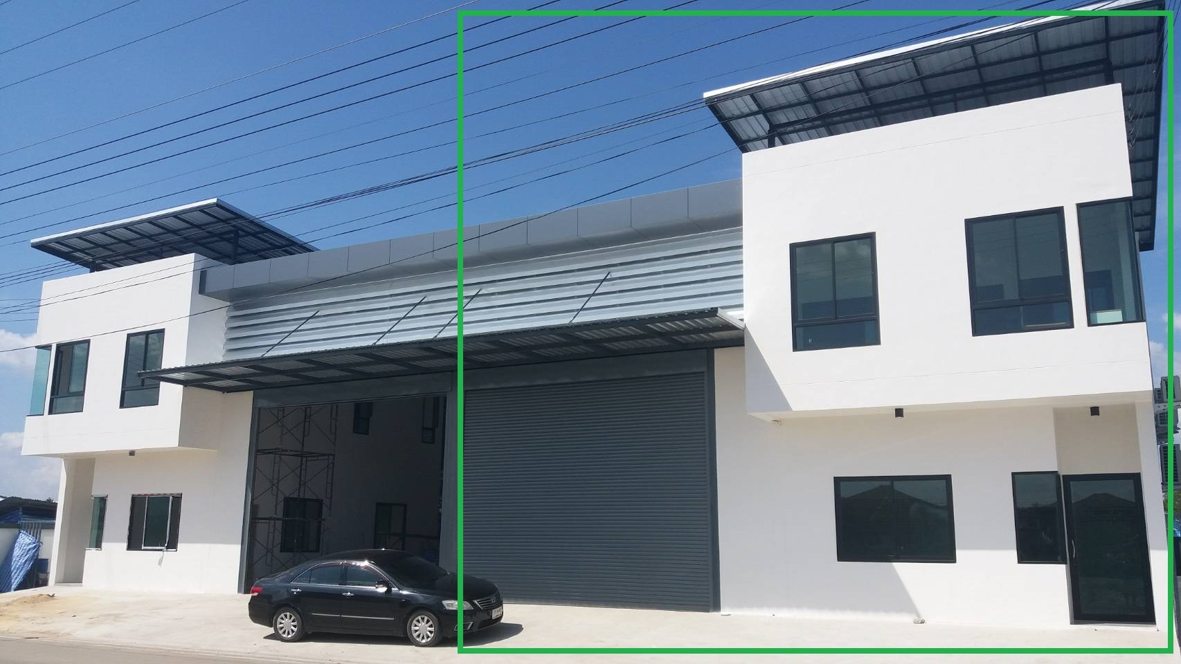 อาคารสำนักงานพร้อม โกดังให้เช่า ลําลูกกา คลอง 4 พื้นที่ใช้สอย 390 ตรม.